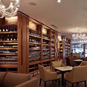 哈爾濱木質(zhì)紅酒展示柜