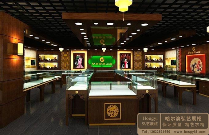 東北特產展柜定做