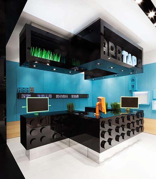 哈爾濱數碼科技類吧臺定做